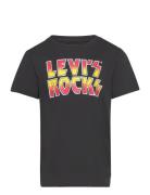Levi's Rocks Tee Tops T-Kortærmet Skjorte Black Levi's