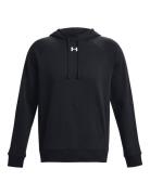 Ua Rival Fleece Hoodie Sport Sweatshirts & Hoodies Hoodies Black Under...