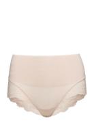 Lace Hi-Hipst Lingerie Panties High Waisted Panties Beige Spanx