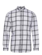 Jjegingham Twill Shirt L/S Tops Shirts Casual White Jack & J S