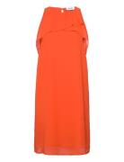 Dresses Light Woven Kort Kjole Orange Esprit Casual