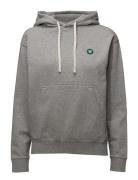 Jenn Hoodie Tops Sweatshirts & Hoodies Hoodies Grey Double A By Wood W...