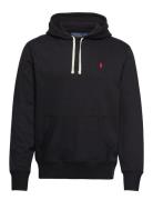 Rl Fleece-Lsl-Knt Designers Sweatshirts & Hoodies Hoodies Black Polo R...