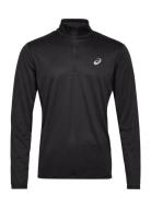 Core Ls 1/2 Zip Top Sport T-Langærmet Skjorte Black Asics