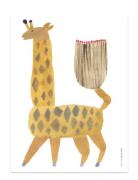 Noah Giraffe - Poster Home Kids Decor Posters & Frames Posters Multi/p...