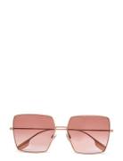 0Be3133 Accessories Sunglasses D-frame- Wayfarer Sunglasses Pink Burbe...