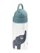 Straw Bottle Elphee Blue 350 Ml Home Meal Time Blue D By Deer