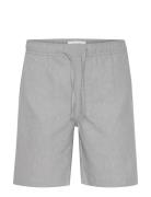 Cfphelix 0066 Linen Mix Shorts Bottoms Shorts Casual Grey Casual Frida...