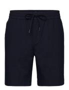 Barcelona Julius Seersucker Shorts Bottoms Shorts Casual Navy Clean Cu...
