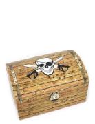 Box Pirate W Metal Loocker Home Kids Decor Storage Storage Boxes Beige...