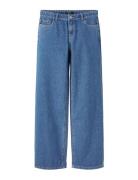 Nlftoizza Dnm Lw Wide Pant Noos Bottoms Jeans Wide Jeans Blue LMTD