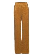 Markus, 1829 Sequins Jersey Bottoms Trousers Flared Gold STINE GOYA