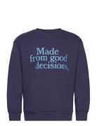 Mfgd Crew Sport Sweatshirts & Hoodies Sweatshirts Blue Zen Running Clu...