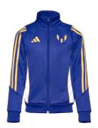 Messi Jkt Y Sport Sweatshirts & Hoodies Sweatshirts Blue Adidas Perfor...