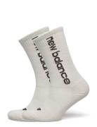 Linear Heritage Crew 2 Pack Sport Socks Regular Socks Beige New Balanc...