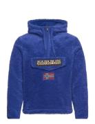 T-Burgee Hzh Tops Sweatshirts & Hoodies Fleeces & Midlayers Blue Napap...