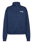 Rie 1/4 Zip Sport Sweatshirts & Hoodies Sweatshirts Blue Reebok Classi...