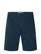 Slhslim-Miles Flex Shorts Noos Bottoms Shorts Chinos Shorts Blue Selec...