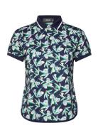 Tailored Fit Floral Polo Shirt Sport T-shirts & Tops Polos Navy Ralph ...