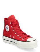 Chuck Taylor All Star Lift Sport Sneakers High-top Sneakers Red Conver...
