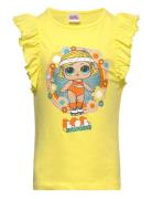 Tshirt Tops T-shirts Sleeveless Yellow L.O.L