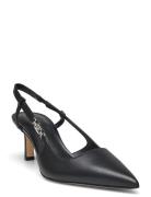 Daniella Mid Sling Shoes Heels Pumps Sling Backs Black Michael Kors