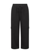 Wa-Catrina Bottoms Trousers Cargo Pants Black Wasabiconcept