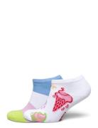2-Pack Ice Cream & Stripe Low Socks Lingerie Socks Footies-ankle Socks...