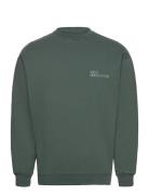 Halo Cotton Crew Sweat Sport Sweatshirts & Hoodies Sweatshirts Green H...