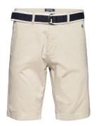 Dks Belted Bermuda Shorts Bottoms Shorts Chinos Shorts Beige Sebago