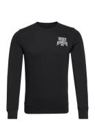 Ua Rival Terry Graphic Crew Sport Sweatshirts & Hoodies Sweatshirts Bl...