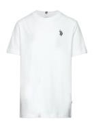 Classic Jersey T-Shirt Tops T-Kortærmet Skjorte White U.S. Polo Assn.