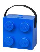 Box W. Handle  - Classic Home Kids Decor Storage Storage Boxes Blue LE...