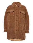 Sabi Jacket Outerwear Faux Fur Brown Stand Studio