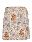 Autumn Drape Skirt Kort Nederdel Multi/patterned By Ti Mo