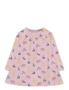 Dress Ls, Zoo Garden, Rose Tops T-shirts Long-sleeved T-Skjorte Multi/...