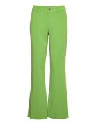 Angela-M Bottoms Trousers Flared Green MbyM