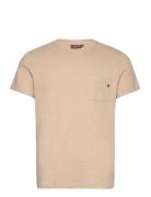 Lily Tee Designers T-Kortærmet Skjorte Beige Morris