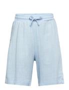 Tanja Linen Shorts Bottoms Shorts Blue Grunt