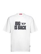 T-Boxt-Back T-Shirt Tops T-Kortærmet Skjorte White Diesel