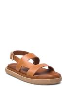 Lorelei Tan Leather Sandals Flade Sandaler Brown ALOHAS