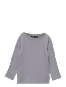 T-Shirt Long-Sleeve Tops T-shirts Long-sleeved T-Skjorte Grey Sofie Sc...