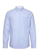 Tjm Reg Linen Blend Shirt Tops Shirts Casual Blue Tommy Jeans