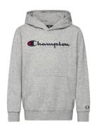 Hooded Sweatshirt Sport Sweatshirts & Hoodies Hoodies Grey Champion