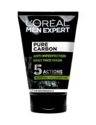 L'oréal Men Expert Pure Charcoal Face Wash 100Ml Ansigtsvask Nude L'Or...