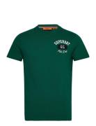Emb Superstate Ath Logo Tee Tops T-Kortærmet Skjorte Green Superdry
