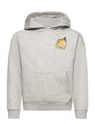 Garfield Cotton Sweatshirt Tops Sweatshirts & Hoodies Hoodies Grey Man...