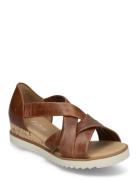 Wedge Sandal Flade Sandaler Brown Gabor