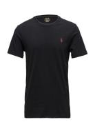 Custom Slim Fit Jersey Crewneck T-Shirt Tops T-Kortærmet Skjorte Black...