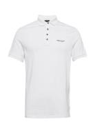 Polo Shirt Tops Polos Short-sleeved White Armani Exchange